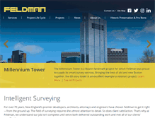 Tablet Screenshot of feldmansurveyors.com